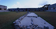 Mayan Nunnery Quadrangle South Side at Uxmal Ruins - uxmal mayan ruins,uxmal mayan temple,mayan temple pictures,mayan ruins photos